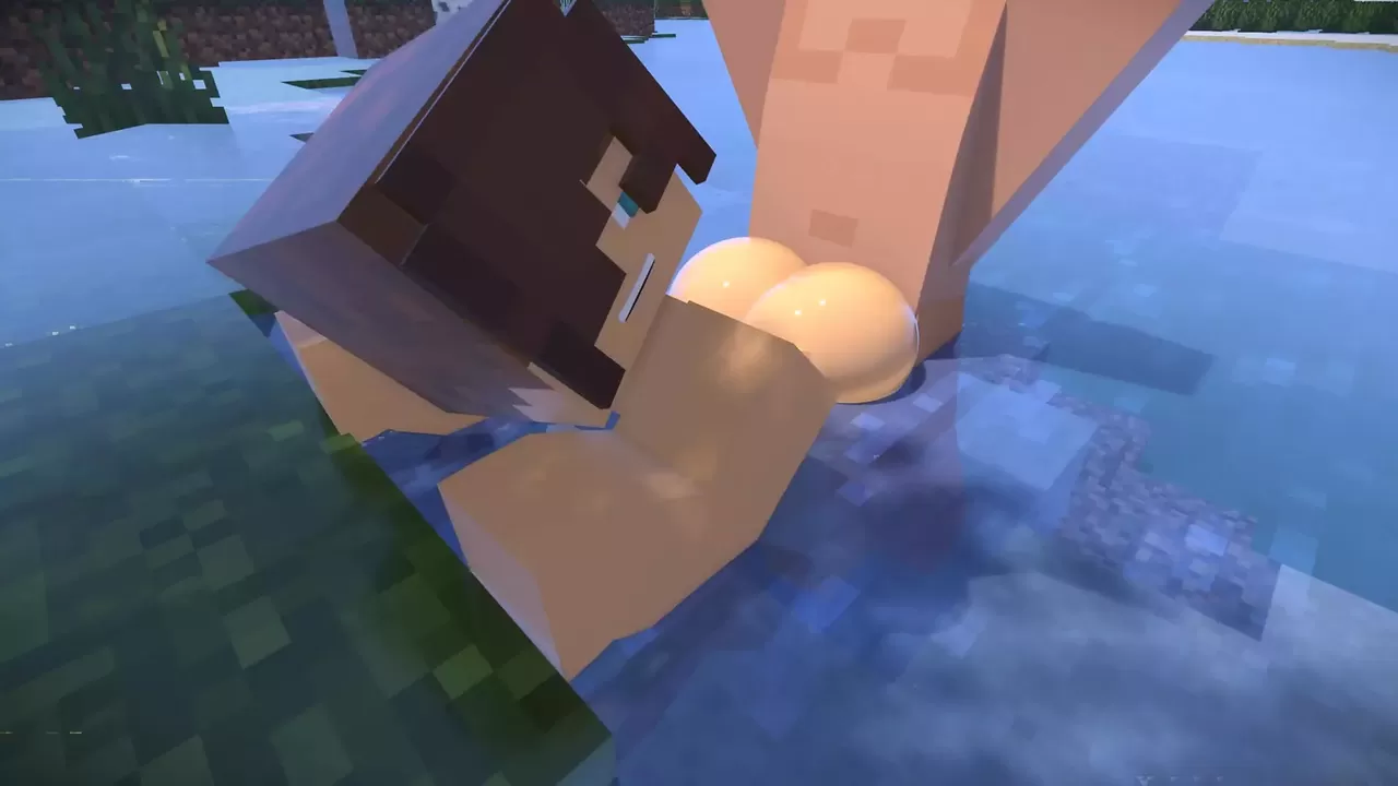 Minecraft gay sex guy takes cock from steve - порно видео